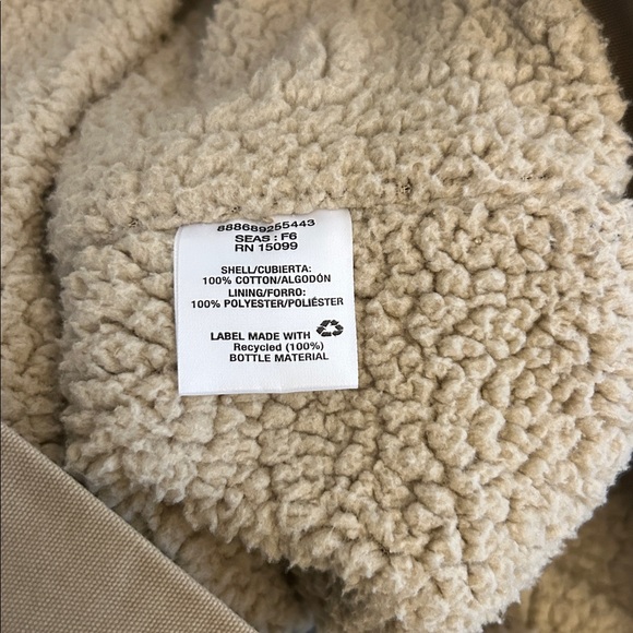 Outdoor Life Men's Beige Utility Vest - Sherpa lined - L - Picture 4 of 6